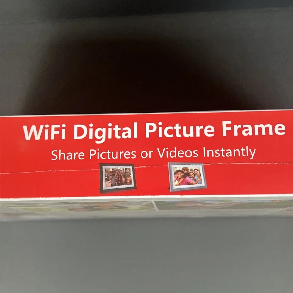 FRAMEO 10.1'' HD Touchscreen WiFi Photo Frame Auto-Rotate Share Large Memory NEW